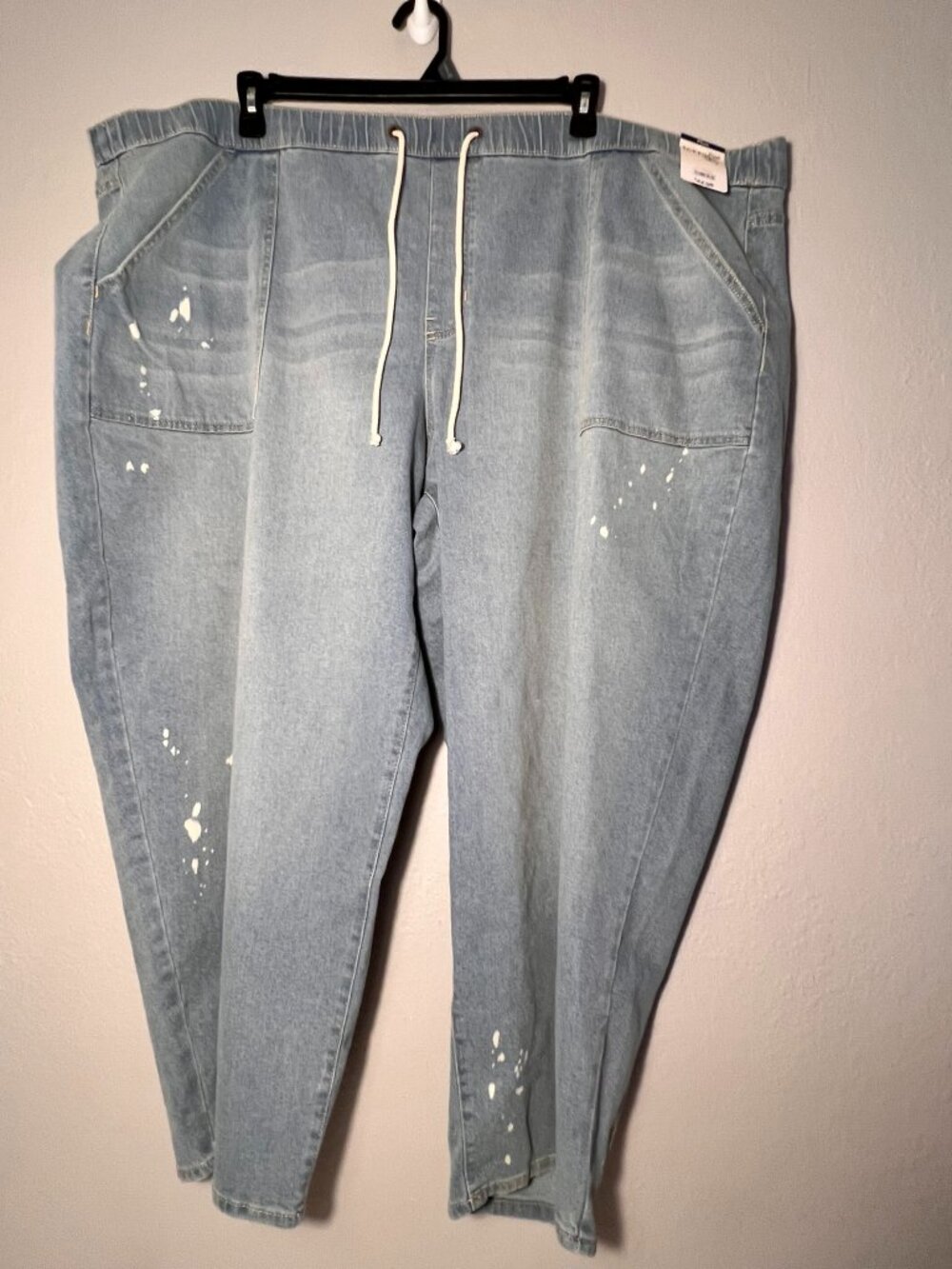 NWT Size 24 Terra & Sky Pull On Boyfriend Jeans